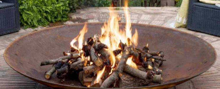 How to light a fire pit