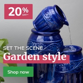 Garden style: 20% off