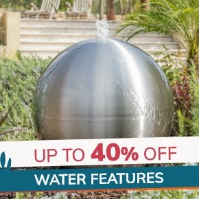 Water Features: Up to 50% off