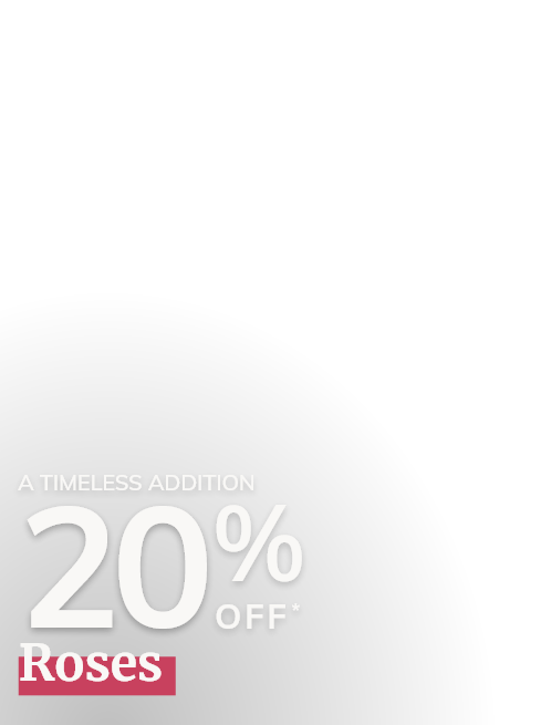 20% off Roses