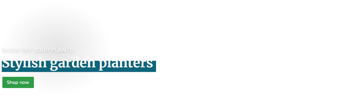 Stylish garden planters 