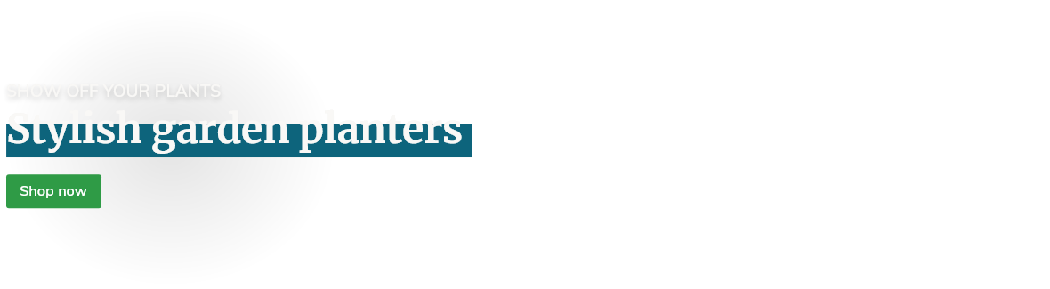 Stylish garden planters 