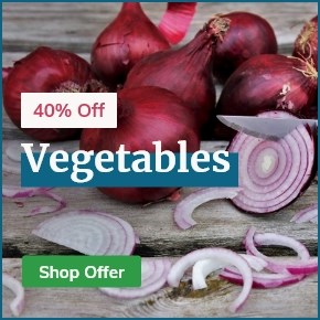 Vegetables: 40% Off