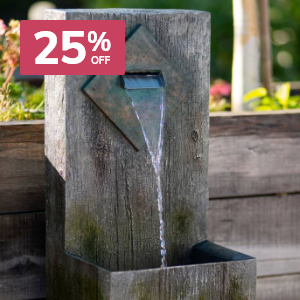25% Off Water Wall Features