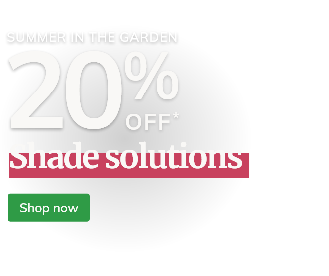 20% off Awnings, Sail Shades & Canopies*