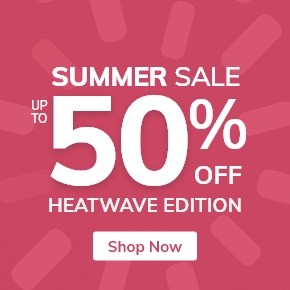 Summer Sale: Up to 50% Off