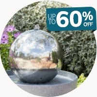 Water Features: Up to 60% off
