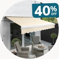 Selected Awnings: 40% off