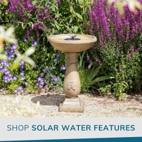 Solar Powered Water Features