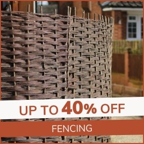 Fencing: up to 40% off