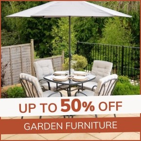 Garden Furniture: up to 50% off