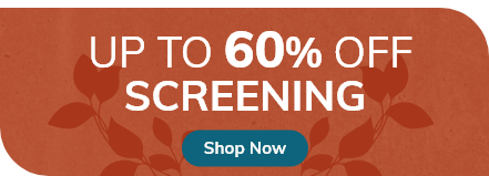 Screening: up to 60% off