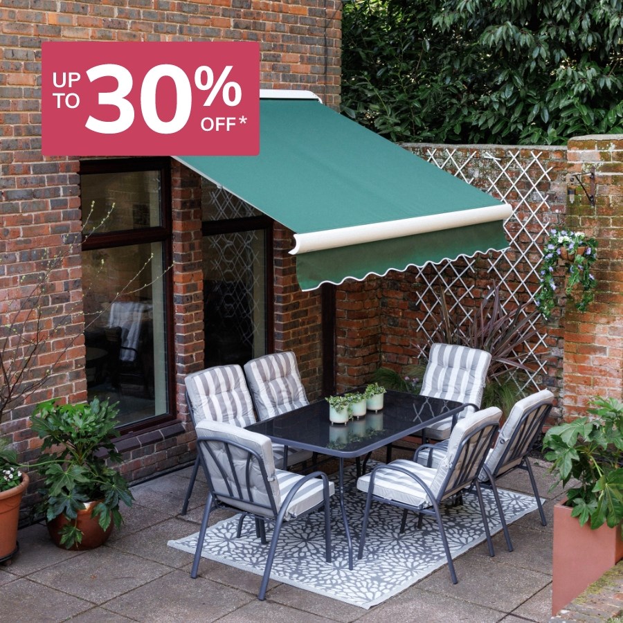 Awnings: Up to 30% off