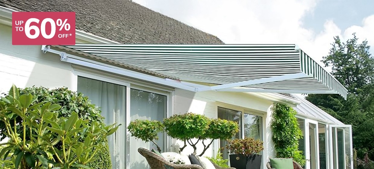 Up to 60% off Awnings