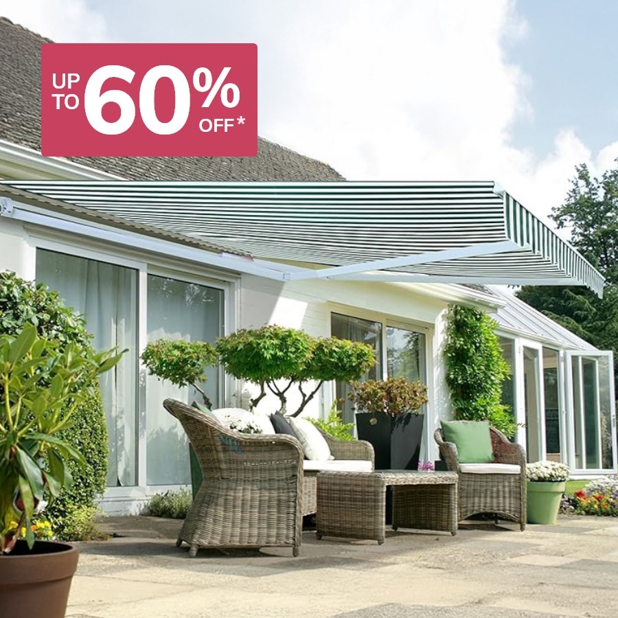 Up to 60% off Awnings