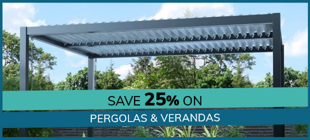 Pergolas & Verandas: 25% Off