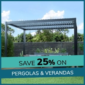 Pergolas & Verandas: Up to 25% Off