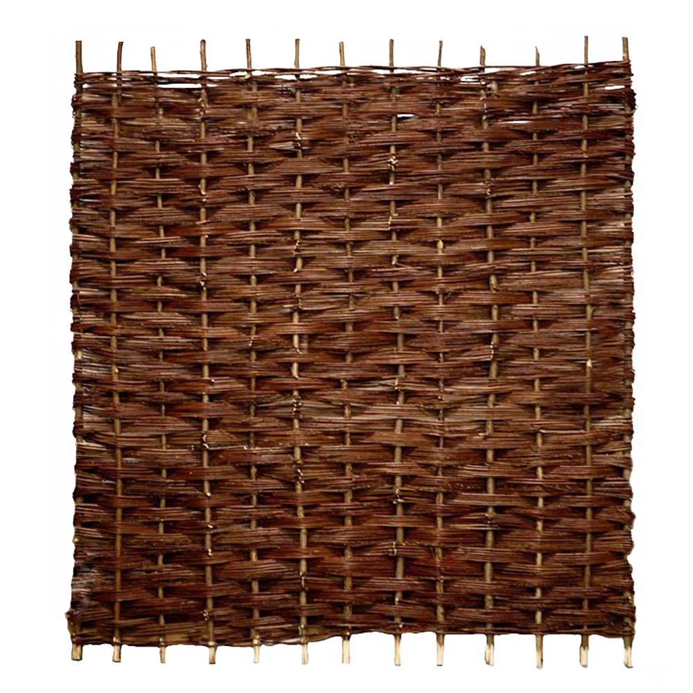 6ft x 3ft Willow Bunch Weave Hurdle Fence Panel