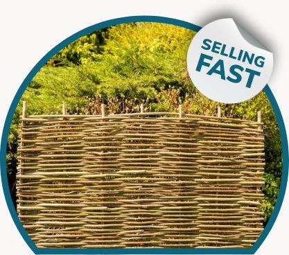 Selling Fast: Birchwood Hurdle Fence Panel 6ft x 6ft