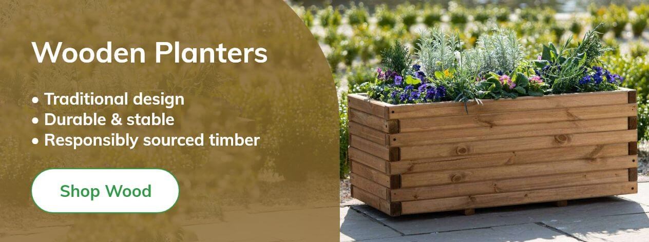 Wooden planters