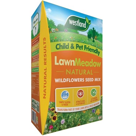 Lawn meadow - Wild Meadow and Lawn Seed Mix | covers 40 sqm