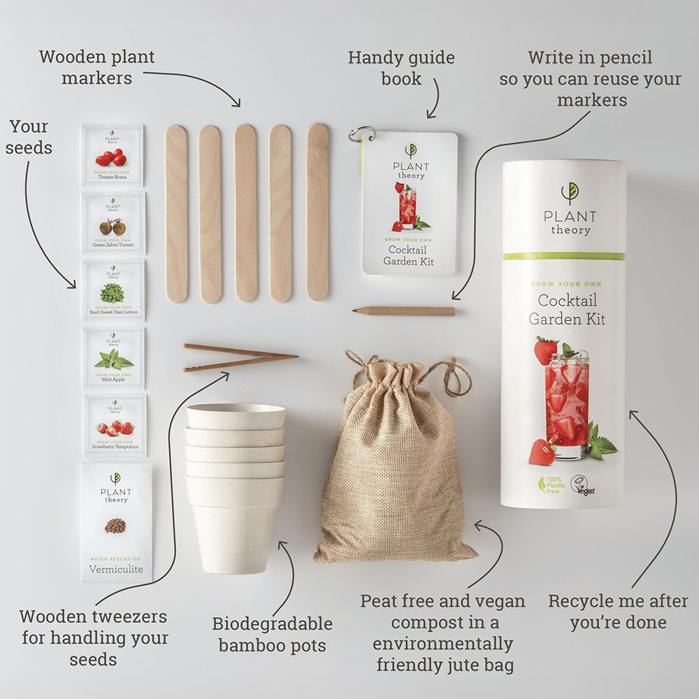 Grow Your Own Cocktail Kit | By Plant Theory