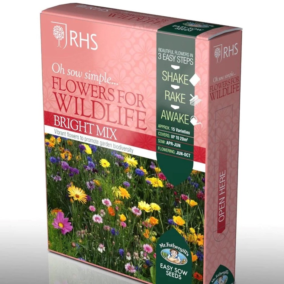 Shake and sow Flowers for wildlife  | Licensed By The Royal Horticultural Society