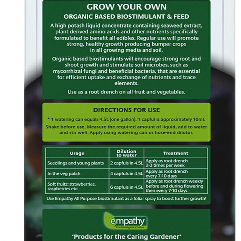 Soft Fruit Planting Kit - Empathy Rootgrow & Grow Your Own Liquid Seaweed Fertiliser  | RHS Endorsed