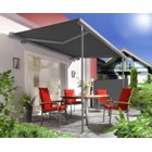Support Pole Kit for Awnings - Adjustable 1.7m to 2.9m (Charcoal)