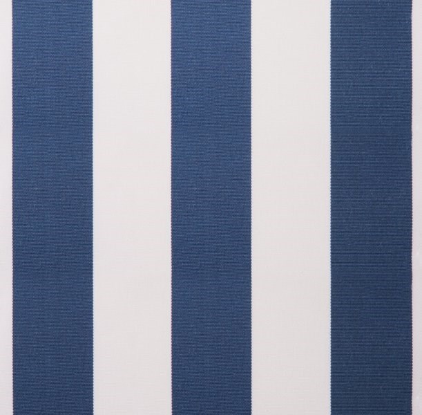 Blue and White polyester cover for 5.0m x 3m awning includes valance
