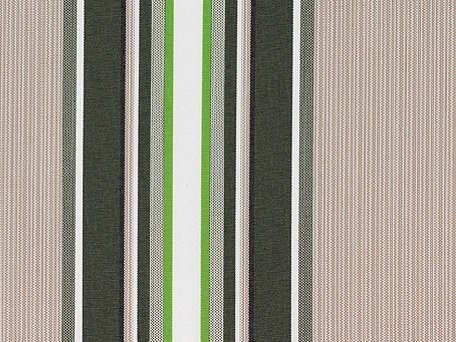 Multi Stripe polyester cover for 5.0m x 3m awning includes valance