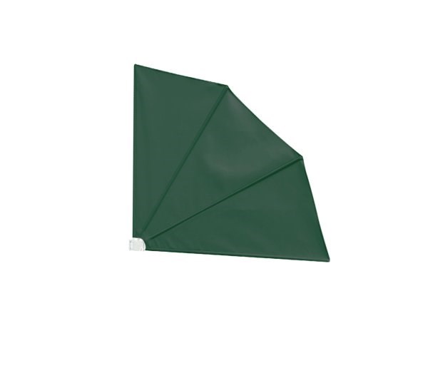 1.4m Patio Fan Wind Break Manual Awning in Green