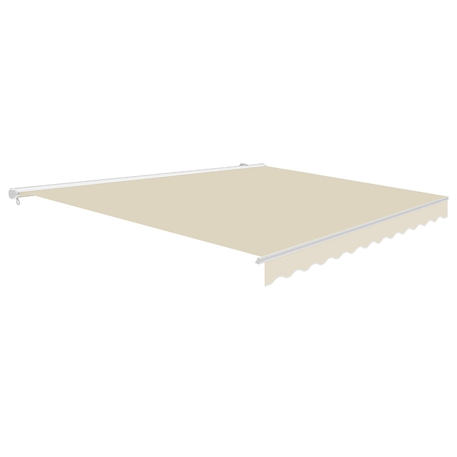 Half Cassette Manual Awning | Sand