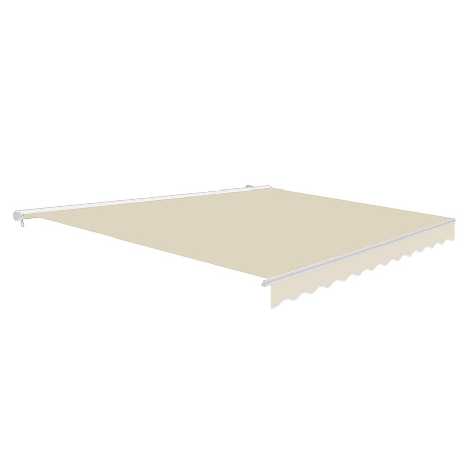 Half Cassette Electric Awning | Sand