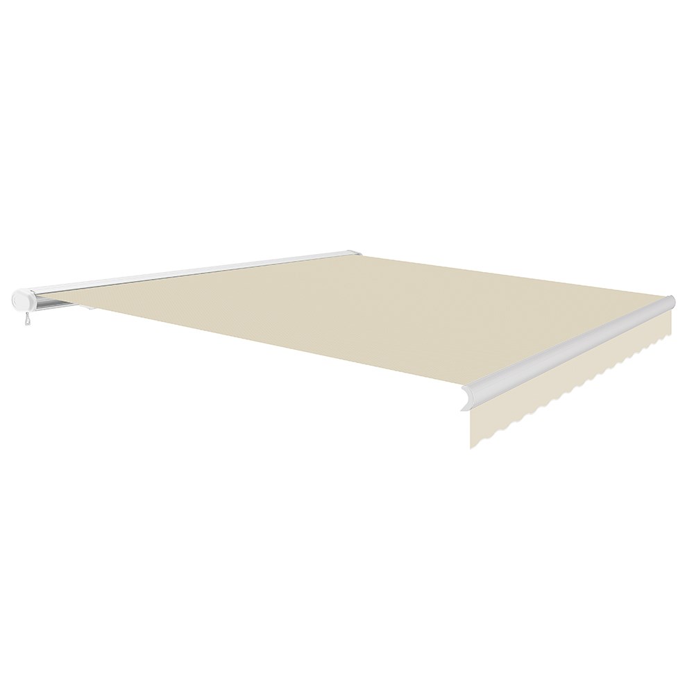 Full Cassette Manual Awning | Sand