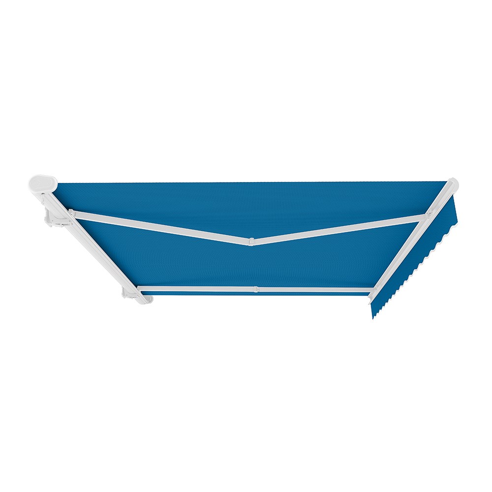 Full Cassette Manual Awning | Azure Blue