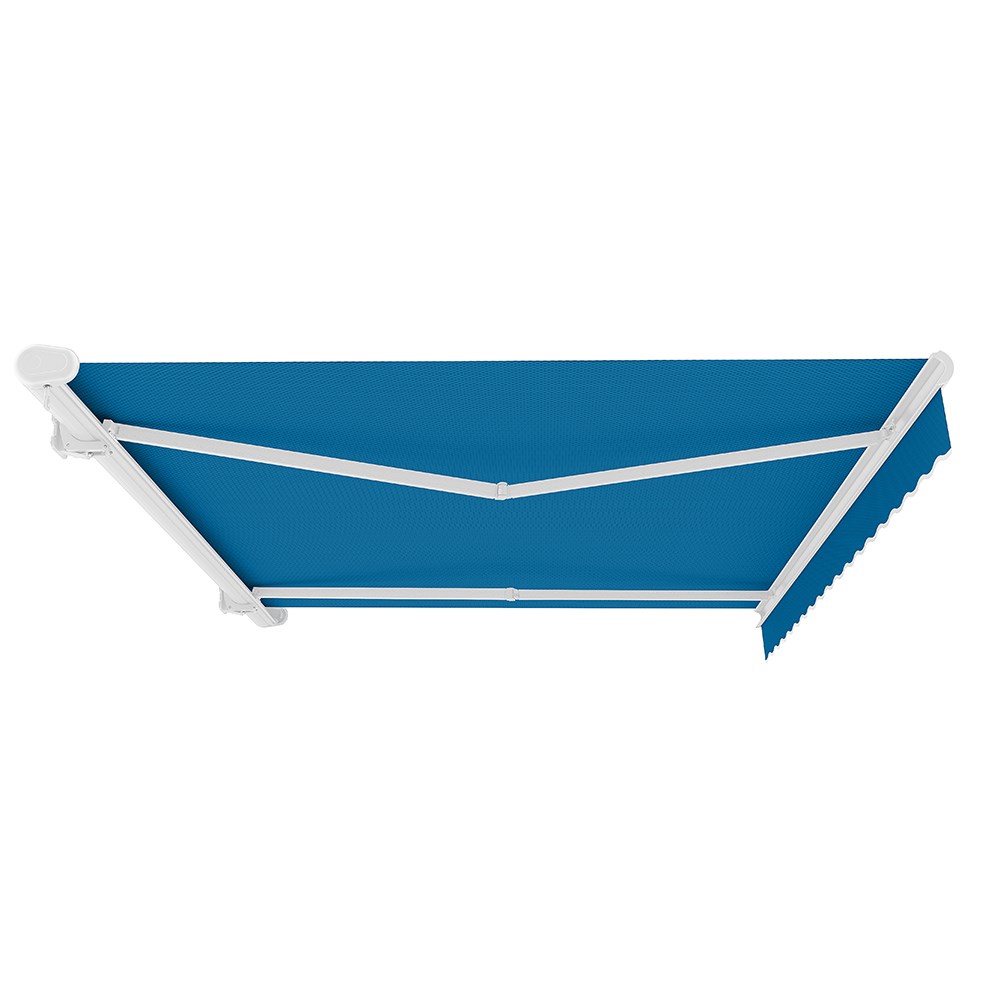 Full Cassette Electric Awning | Azure Blue