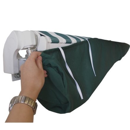 2.5m Plain Green Protective Awning Rain Cover / Storage Bag