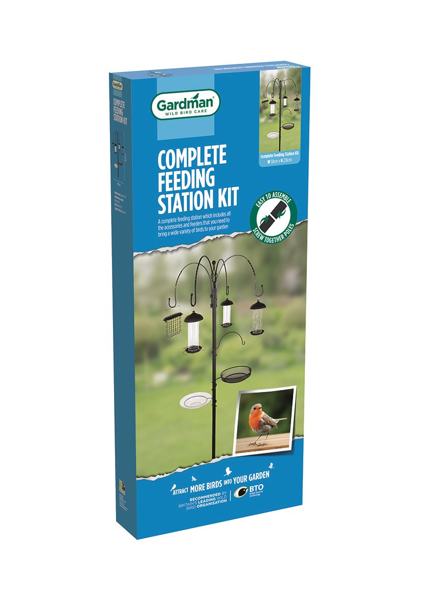 Complete Feeding Station Kit for Wild Birds by Gardman