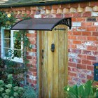 Door Canopy - Black