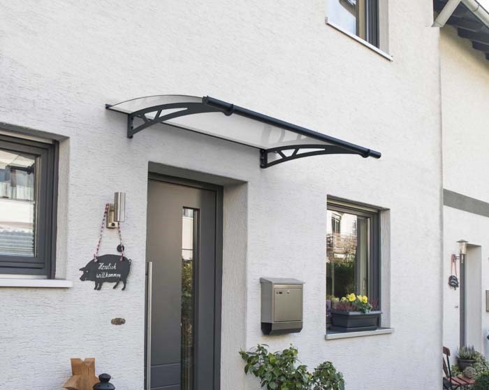 Palram - Canopia Canopy Altair 1500 Grey - Clear 3' x 5'
