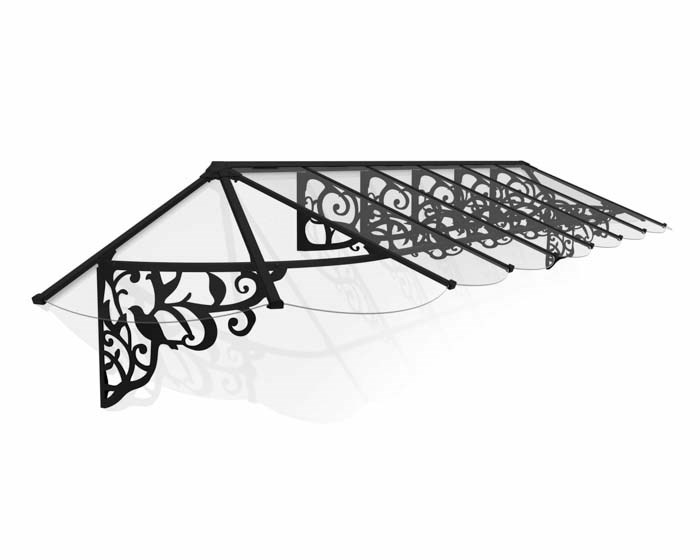 Palram - Canopia Canopy Lily 4700 Black - Clear 3' x 16'