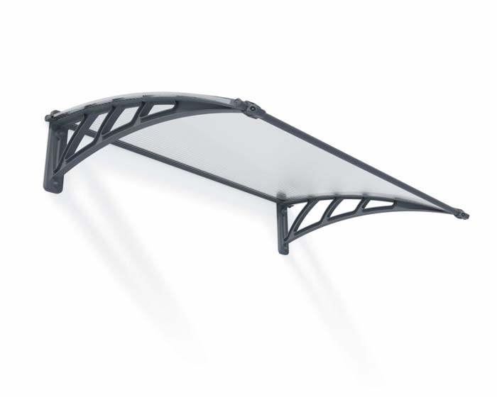 Palram - Canopia Canopy Neo 1180 Twinwall - Grey 0' 0'