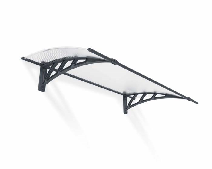 Palram - Canopia Canopy Neo 1350 Twinwall - Grey 0' 0'