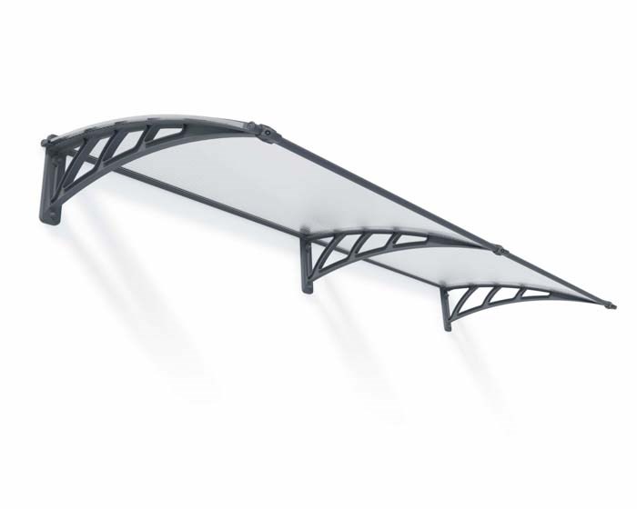 Palram - Canopia Canopy Neo 2360 Twinwall - Grey 0' 0'