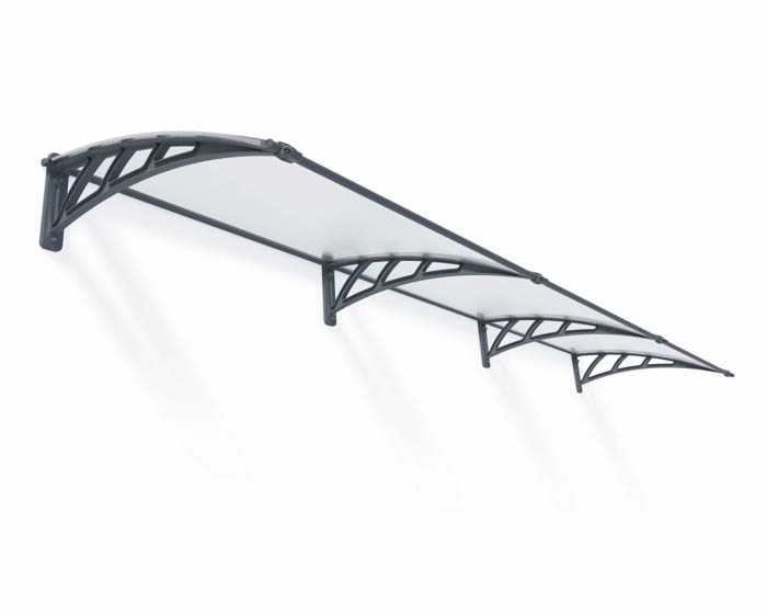 Palram - Canopia Canopy Neo 3540 Twinwall - Grey 0' 0'