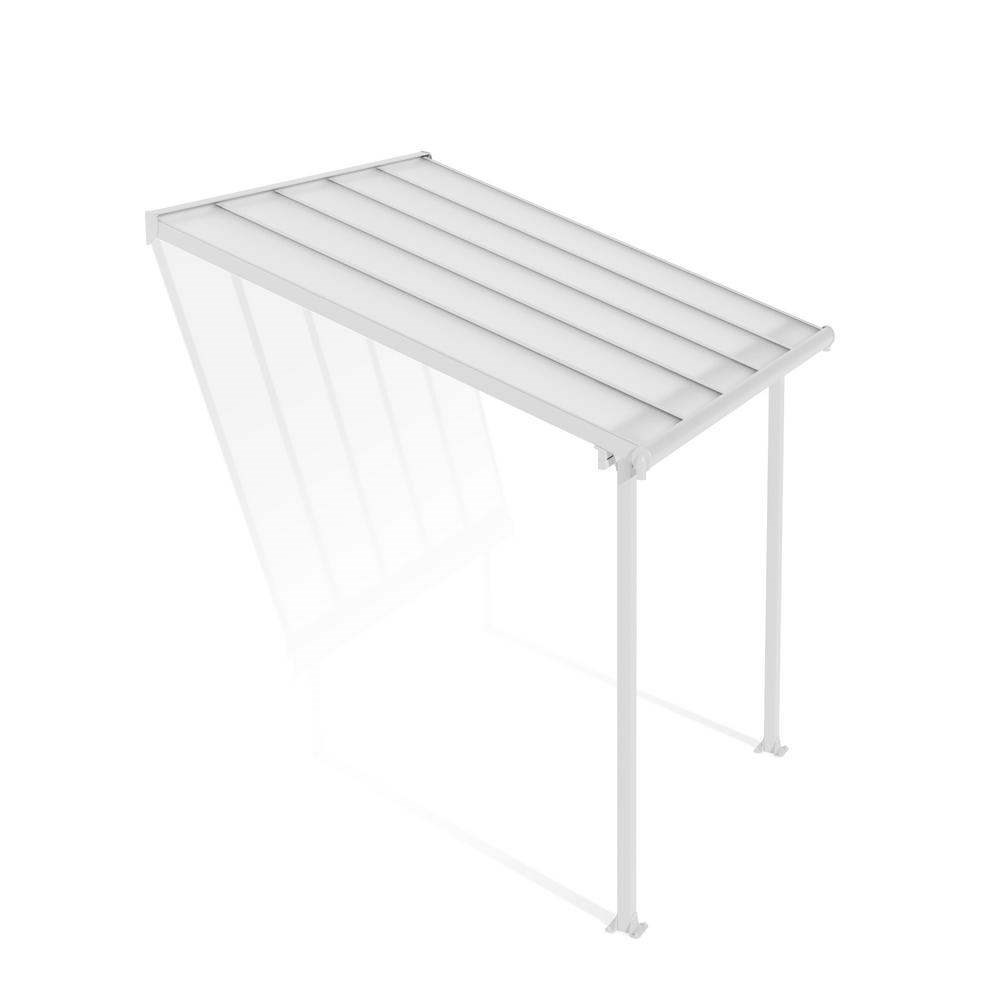 Palram - Canopia Olympia Patio Cover 3 x 3.05 White - Clear 10' x 10'