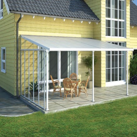 Palram - Canopia Patio Cover 4 Series Sidewall - White
