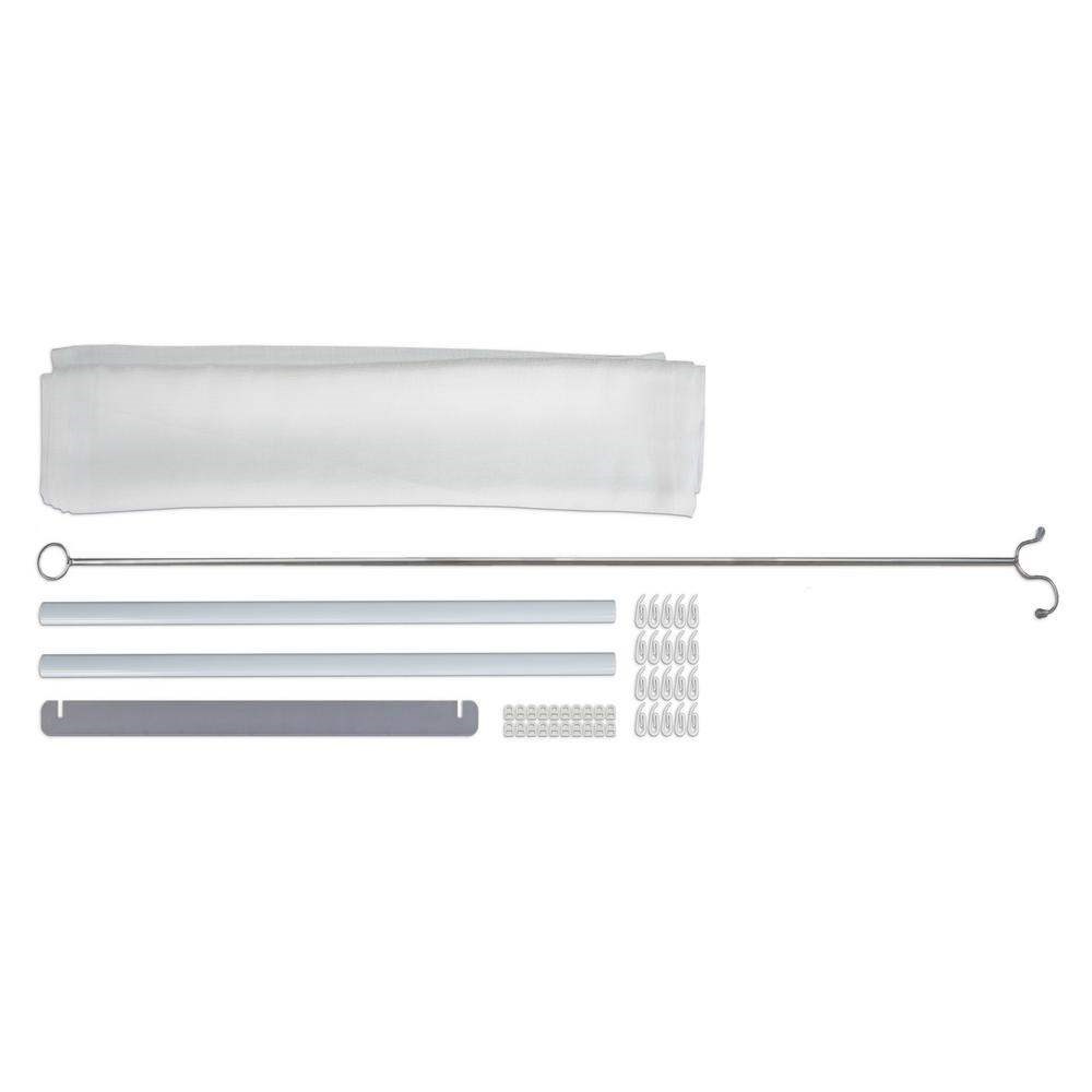 Palram - Canopia Stockholm Roof Blinds 3.4 x 5.2 - White 2' x 11'