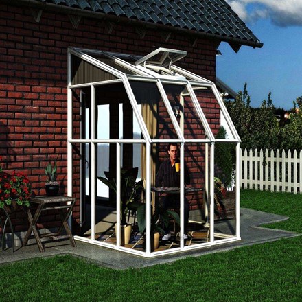 Palram - Canopia Sun Room Clear 6x6 7' x 7'